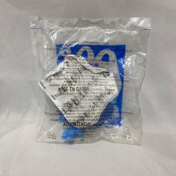 Mcdonalds 2013 Smurfs 2 Hefty #7 Happy Meal Toy Unopened - Picture 5 of 6